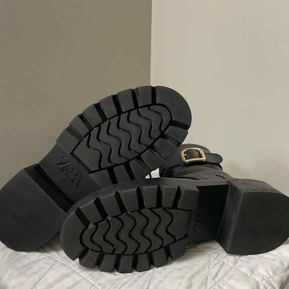 Zara size 38 EU combat boots - Picture 6 of 9